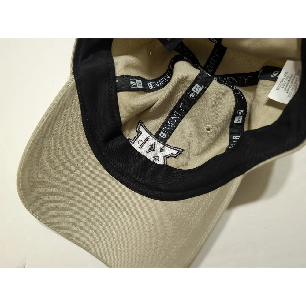 NEW ERA Big 12 Conference Cotton Dad Cap‎ Beige 9Twenty Adjustable ~ New